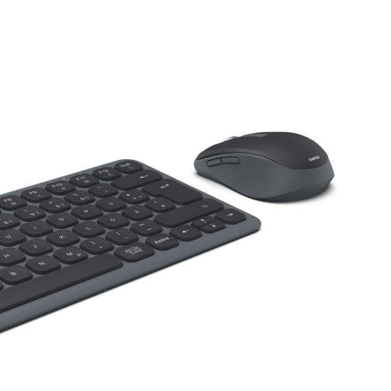 Комплект клавиатура и мишка HAMA WKM-500 TKL, HAMA-173061, Black