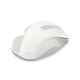 Безжична мишка HAMA WM-500 Recharge, 6 бутона, тиха, White