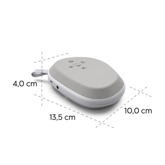 Преносима тонколона HAMA Calm, Bluetooth, 3W, бял шум, White (HAMA-188244)