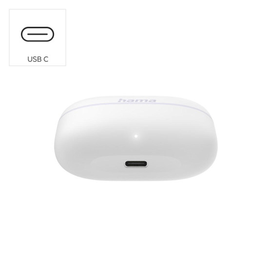 Безжични слушалки HAMA Freedom Buddy II, True Wireless, White