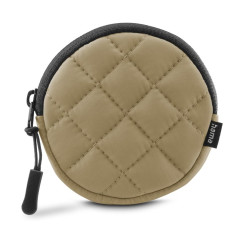 Калъф за слушалки и аксеосари, с кука тип карабина, кръгла, бежова HAMA 231047