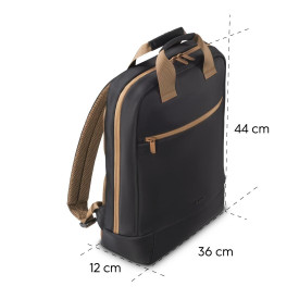 Раница за лаптоп HAMA Ultra Lightweight, 16.1-инча, Black/Brown