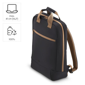 Раница за лаптоп HAMA Ultra Lightweight, 16.1-инча, Black/Brown