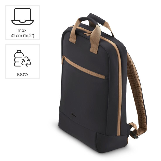 Раница за лаптоп HAMA Ultra Lightweight, 16.1-инча, Black/Brown