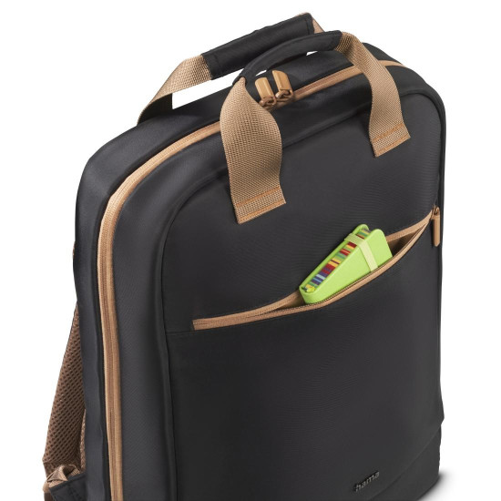 Раница за лаптоп HAMA Ultra Lightweight, 16.1-инча, Black/Brown
