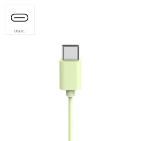 Слушалки HAMA Fun C, USB-C, Green