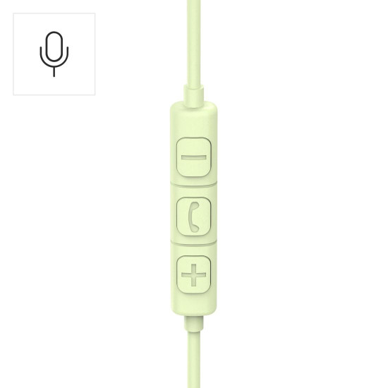 Слушалки HAMA Fun C, USB-C, Green