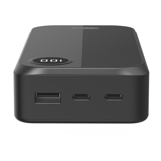 Външна батерия HAMA 20000 mAh, 3 изхода: 2 x USB-C, 1 x USB-A, черна