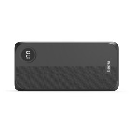 Външна батерия HAMA 20000 mAh, 3 изхода: 2 x USB-C, 1 x USB-A, черна
