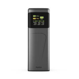 Външна батерия HAMA High Power 201742, 24000 mAh, 150W, 2x USB-C, 1x USB-A, Fast Charging