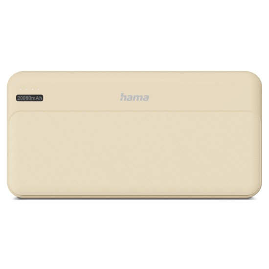 Външна батерия HAMA Pocket 20, 20000 mAh, 2x USB-A