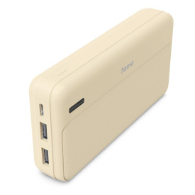 Външна батерия HAMA Pocket 20, 20000 mAh, 2x USB-A
