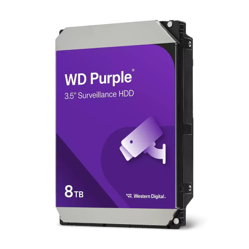 Вътрешен твърд диск WD Purple, 8TB, 5640rpm, 256MB, SATA 3