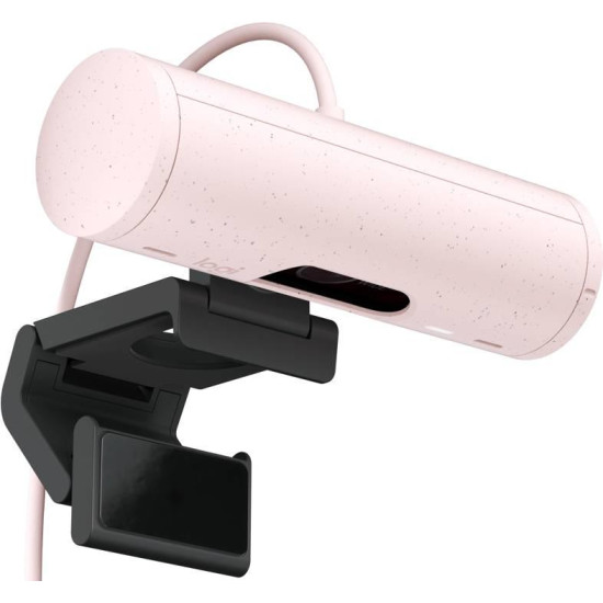 Уеб камера Logitech BRIO 500 Rose, FHD, USB-C, Mic