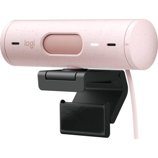 Уеб камера Logitech BRIO 500 Rose, FHD, USB-C, Mic