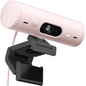 Уеб камера Logitech BRIO 500 Rose, FHD, USB-C, Mic