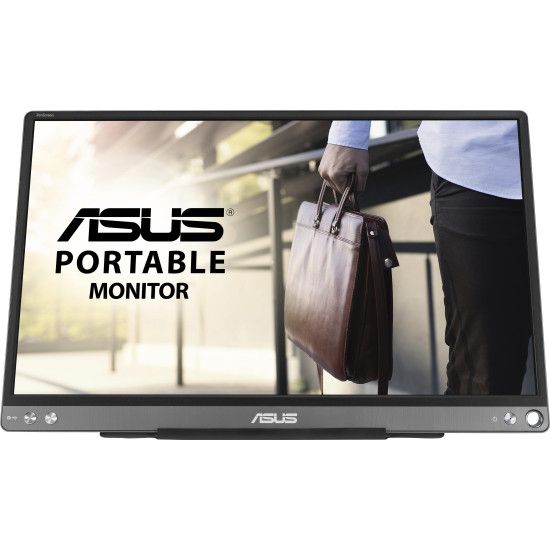 Монитор ASUS ZenScreen MB16ACЕ, 15.6 инча, IPS, FHD 1920x1080, 60 Hz, 5 ms, USB-C