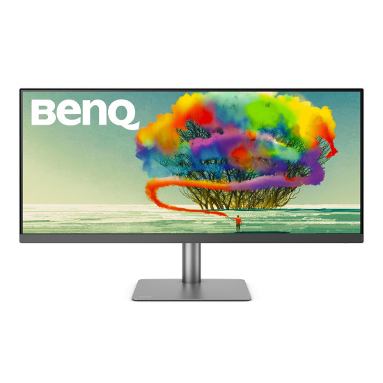 Монитор BenQ PD3420Q, 34 инча, IPS, 3440x1440, 60Hz, 5ms, HDMI/DP, USB-C PD