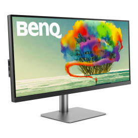 Монитор BenQ PD3420Q, 34 инча, IPS, 3440x1440, 60Hz, 5ms, HDMI/DP, USB-C PD