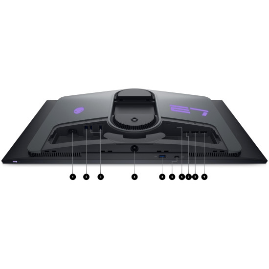 Монитор Dell Alienware AW2725DF, 27 инча, QD-OLED, QHD 2560x1440, 360Hz, 0.03 ms, HDMI/DP