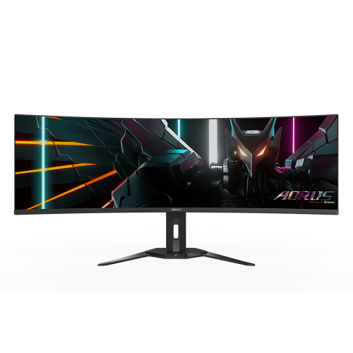 Монитор GIGABYTE AORUS CO49DQ QD-OLED, 49 инча, OLED, 5120x1440, 144Hz, 0.03ms, FreeSync™ Premium Pro, VESA True Black 400