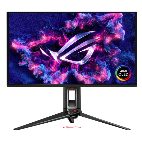 Монитор ROG Swift OLED PG27UCDM, 27 инча, QD-OLED, UHD 3840 x 2160, 240Hz, 0.03ms, G-SYNC, HDR10, FreeSync Premium Pro