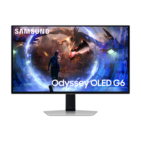 Монитор SAMSUNG Odyssey OLED G6, 27 инча, QD OLED, 2560 x 1440, 360 Hz, 0.03 ms,FreeSync Premium Pro, HDR10+ Gaming