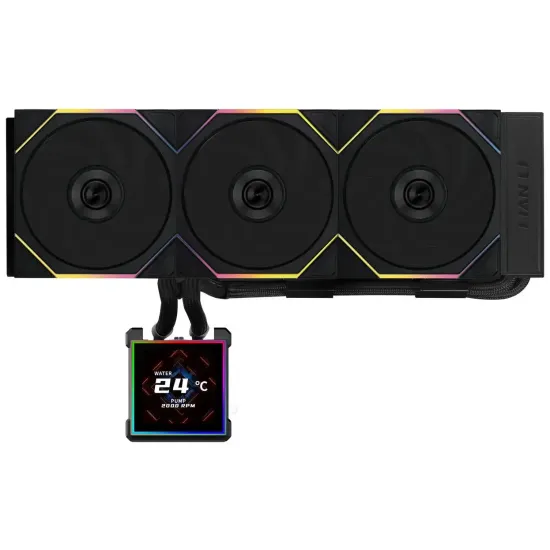 Охладител за процесор Lian Li HydroShift II LCD-S 360TL RGB - Черен