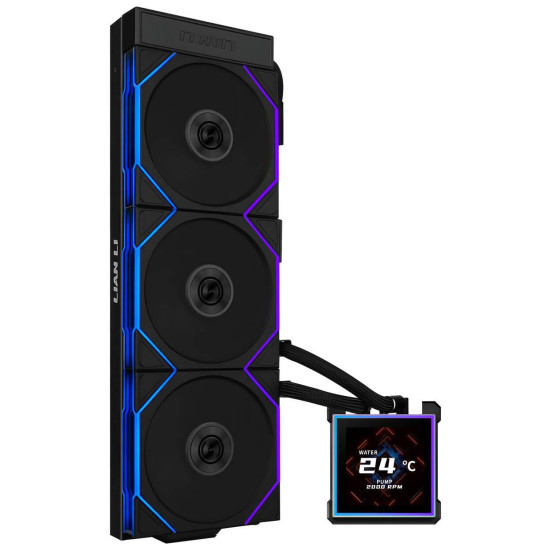 Охладител за процесор Lian Li HydroShift II LCD-S 360TL RGB - Черен