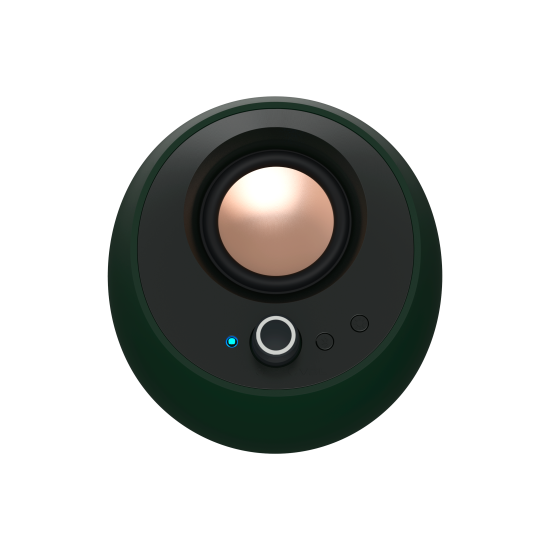 Тонколони Creative Pebble Pro, 15W, 3.5mm, USB, Bluetooth, Green