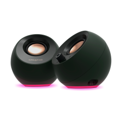 Тонколони Creative Pebble Pro, 15W, 3.5mm, USB, Bluetooth, Green