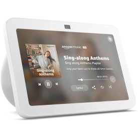 Смарт тонколона Amazon Echo Show 8 (Gen 3), Сензорен екран, Гласов асистент, Бял
