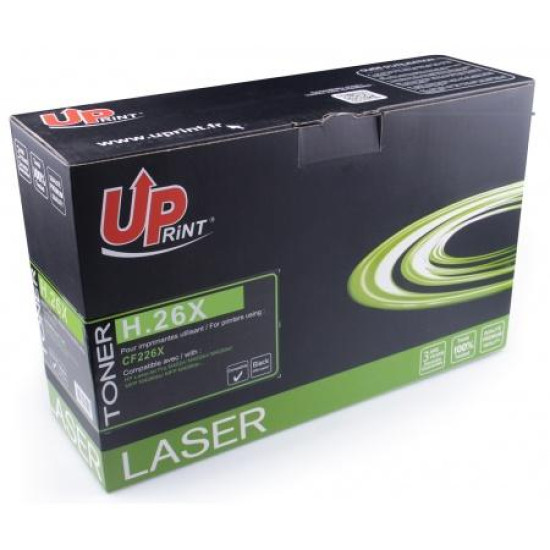 Съвместима тонер касета UPrint HP CF226X, Black