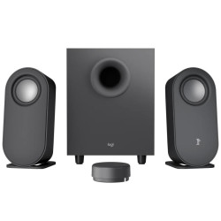 Тонколони Logitech Z407, 40W, Bluetooth, USB, LED, Black