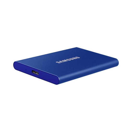 Външен SSD диск Samsung T7 Indigo Blue, 1TB, USB 3.2