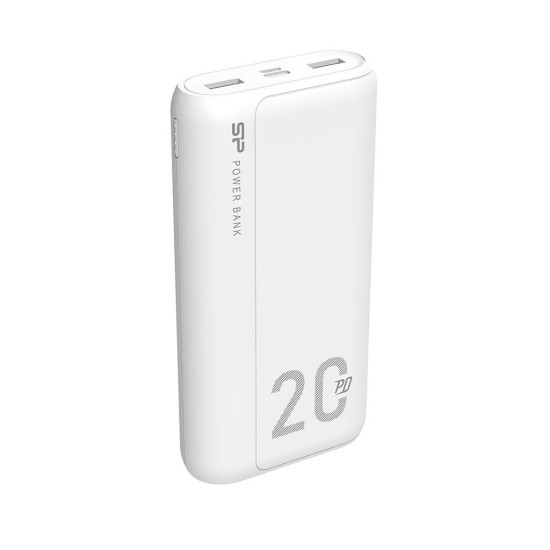 Външна батерия Silicon Power QS15, 20000 mAh, White
