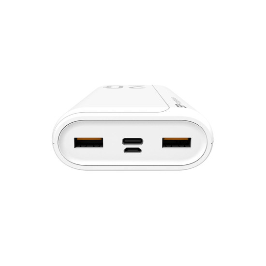 Външна батерия Silicon Power QS15, 20000 mAh, White