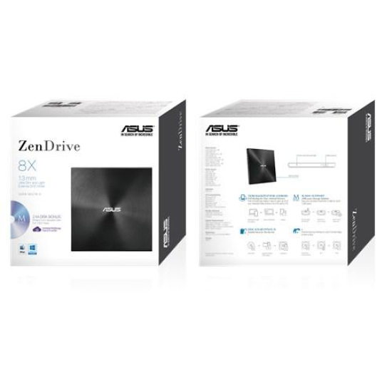 Оптично устройство ASUS ZenDrive U7M Ultra-slim, USB 2.0, Black