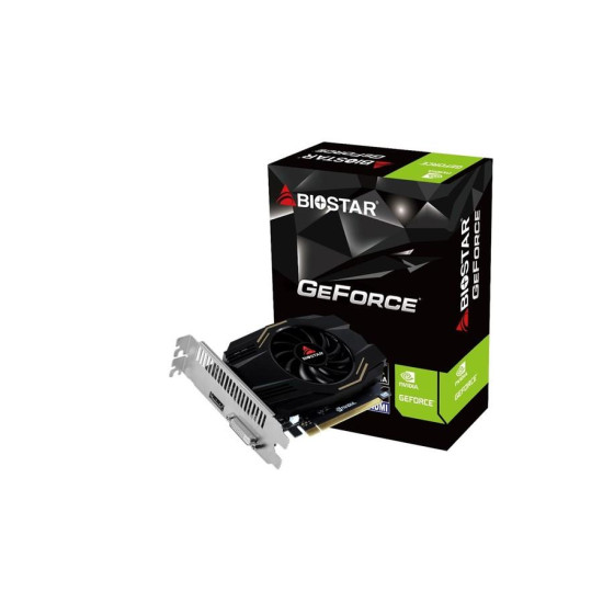 Видеокарта BIOSTAR GeForce GT1030, 4GB, DDR4, 64bit, DVI-I, HDMI
