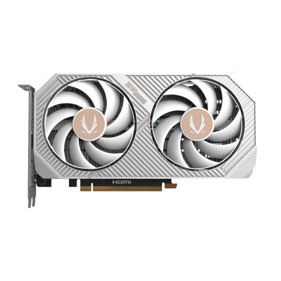 Видеокарта ZOTAC GAMING RTX 5060 Twin Edge OC White Edition 8GB GDDR7, 128-bit, PCIe 5.0, 1xHDMI, 3xDP