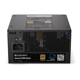 Захранване Endorfy Supremo FM6, 750W, 80+ Gold, PCIe 5.1, Fully Modular