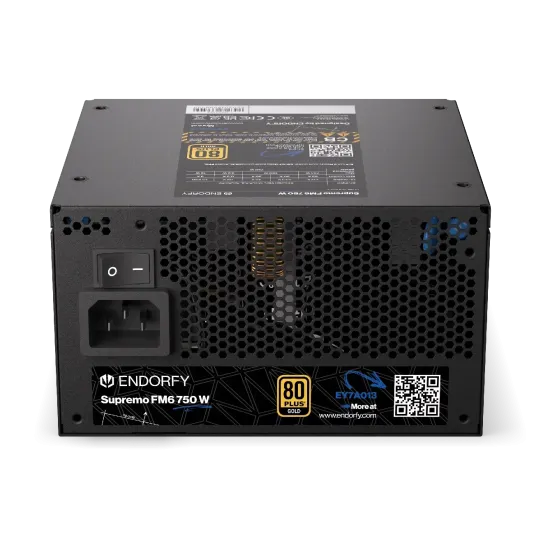 Захранване Endorfy Supremo FM6, 750W, 80+ Gold, PCIe 5.1, Fully Modular