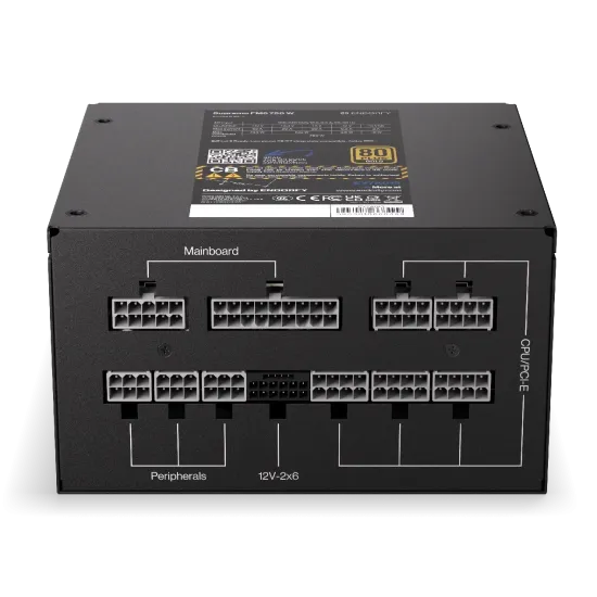 Захранване Endorfy Supremo FM6, 750W, 80+ Gold, PCIe 5.1, Fully Modular