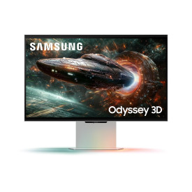 Монитор SAMSUNG Odyssey 3D G6 G90XF, 27 инча, IPS, UHD 3840x2160, 165Hz, 1ms, G-SYNC, FreeSync Premium, HDR10+ Gaming