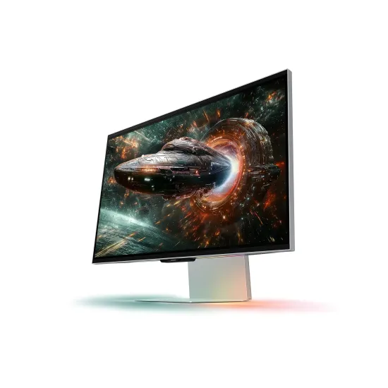 Монитор SAMSUNG Odyssey 3D G6 G90XF, 27 инча, IPS, UHD 3840x2160, 165Hz, 1ms, G-SYNC, FreeSync Premium, HDR10+ Gaming