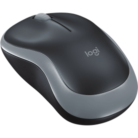 Безжична мишка Logitech M185, Gray/Black