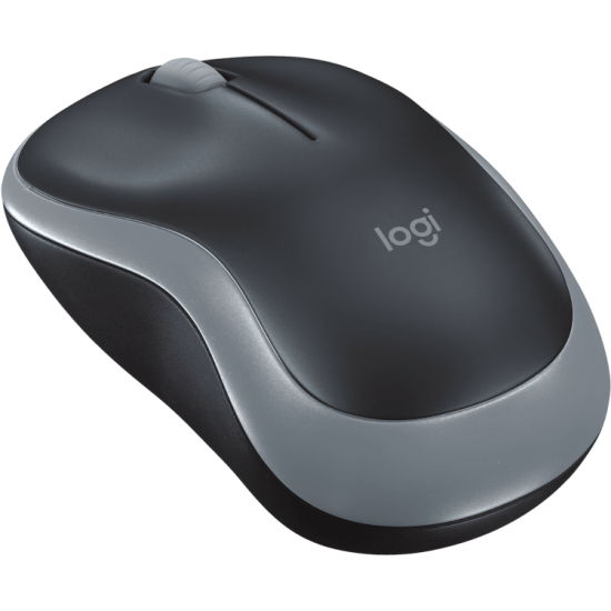Безжична мишка Logitech M185, Gray/Black
