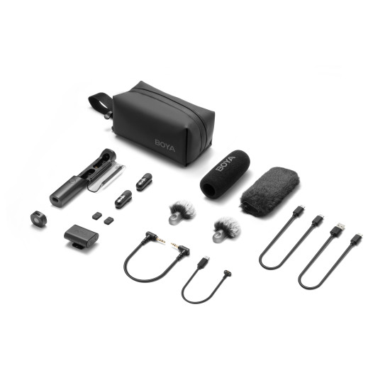 Микрофон BOYA MAGIC 03 All-in-One, безжичен, USB-C