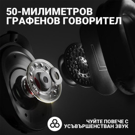 Безжични слушалки Logitech PRO X 2 LIGHTSPEED, USB, White