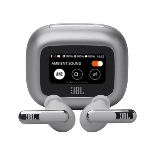 Безжични слушалки JBL Live Beam 3, Silver